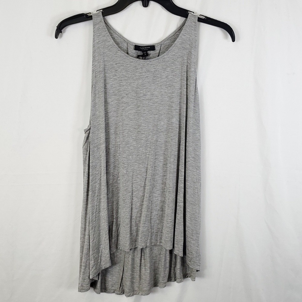 BLACK ORCHID Heather Grey Flowy Tank Top